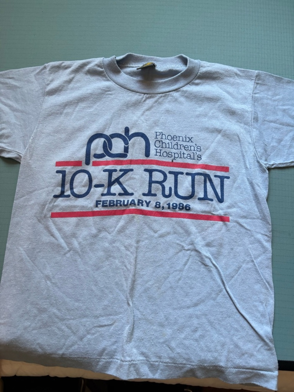Vintage kids running shirt